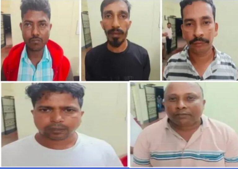 شیرور میں سرکاری جگہ پر غیر قانونی جوا کھیلتے ہوئے چھ افراد گرفتار